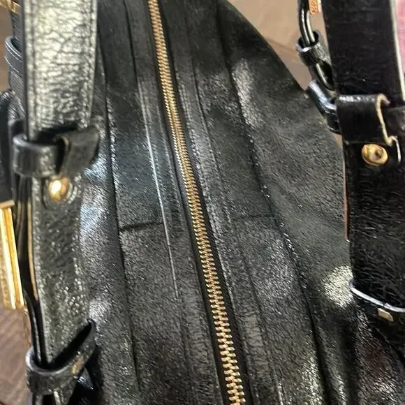 Vintage Tory Burch Metallic Leather Shimmer Bag - Picture 11 of 16